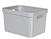 Produktbild CURVER Infinity Box 17L Aufbewahrungsbox, Plastik, grau, 35.6 x 26.6 x 21.8 cm