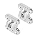 2Pcs Flansch Wellenkupplung Aluminiumlegierung 6mm D Loch Leichte Flanschkupplung Stecker Lagerbeschläge Motorstecker,Lagerwerkzeuge