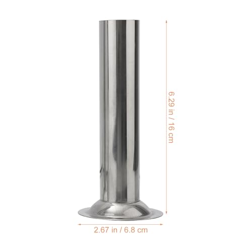Tubo de enchimento de salsicha 3 peças de aço inoxidável de enchimento manual de salsicha funis para