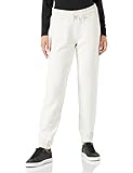 Pantalone jogger in felpa basica brushed cotone poly