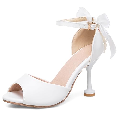 Sandales talons aiguilles Lizoleor à noeud élégant pour un mariage chic