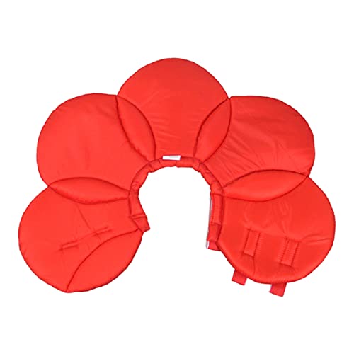 Colliers pour chien en polyester motif fleur YARNOW lot de 3 rouge