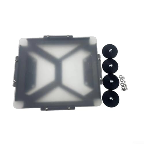 Qualoramall Soporte magnético para coche con funda protectora, soporte de techo de aleación de aluminio con revestimiento resistente a los rayos UV para Starlink Mini, se adapta a coches, caravanas