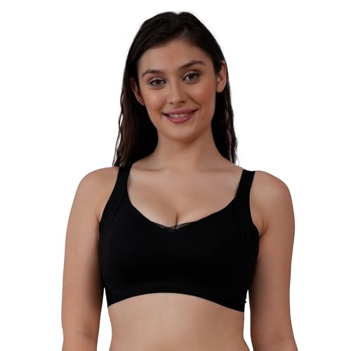 Image of SOIE Women Padded Non Wired Full Coverage Seamless T-Shirt Bra with Mesh Detailing