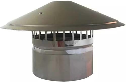 Chapeau de cheminée anti-oiseaux en inox pour protéger le conduit d'évacuation extérieur