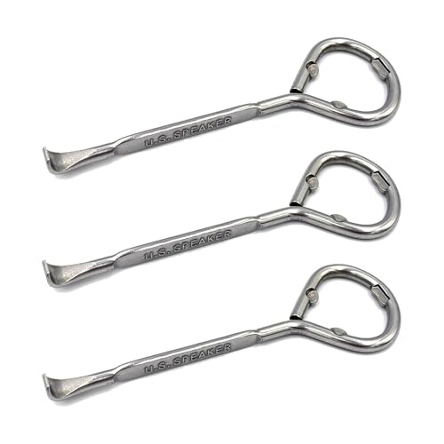 U.S. Speaker Stainless Steel Paint Can Opener Wide Tip Paint Key with Bottle Opener Heavy Duty Painter Tool for Opening Paint Lids (3)