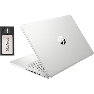 HP Stream – Laptop BrightView HD de 14 pulgadas, Intel Celeron N150, 16 GB de RAM, 288 GB de almacenamiento (128 GB eMMC + 160 GB de estación de acoplamiento), gráficos Intel UHD, cámara web 720p