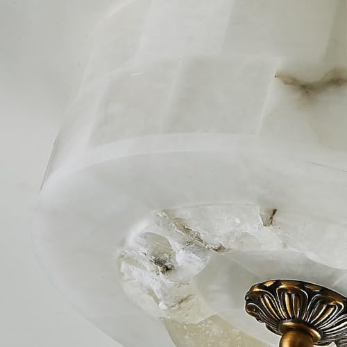 Plafonnier marbre moderne plat pour éclairer un plafond bas