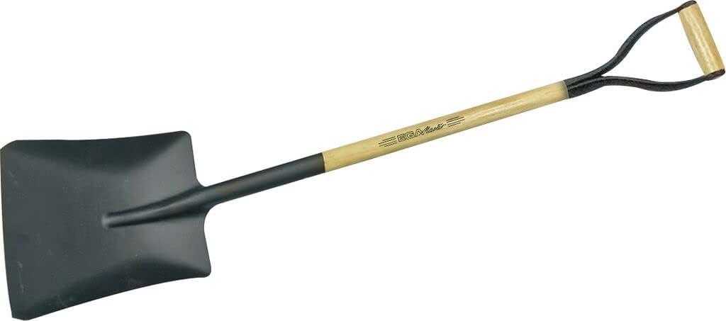 SQUARE SHOVEL N 2 325 X 250 X 1020 MM WITH "V" HANDLE