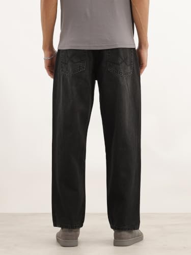 Image of WROGN Men's Loose Fit Jeans | Mid Rise | Jeans for Man