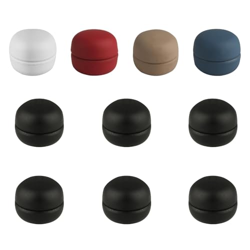 Vexorlian 10 Pcs Magnet Hijab Pins Strong Magnetic Brooch Multi-Purpose Magnet Buttons for Scarf Clothing 5 Colors
