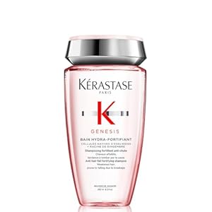 Kérastase | Shampoo für feines Haar, Nährendes und kräftigendes Haarbad gegen Haarverlust, Bain Hydra-Fortifiant, Genesis, 250 ml