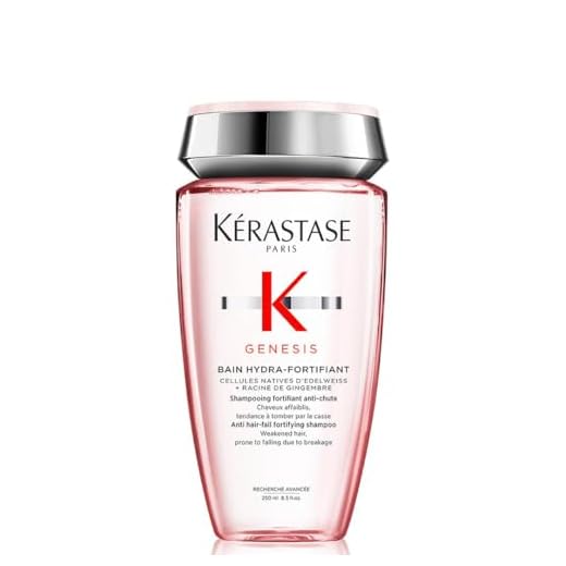 Kérastase | Shampoo für feines Haar, Nährendes und kräftigendes Haarbad gegen Haarverlust, Bain Hydra-Fortifiant, Genesis, 250 ml