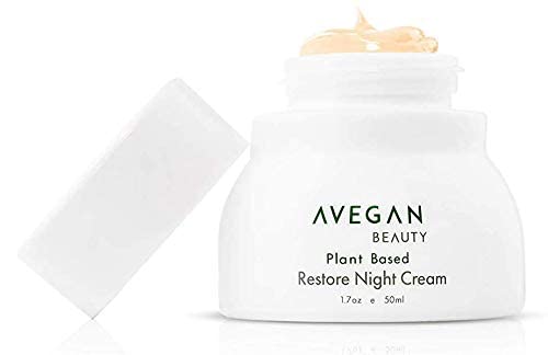 Ecco Bella AVEGAN and Wellness Beauty - Crema de noche a base de plantas para construir una piel más firme y joven mientras duermes disponible en Yaxa Venezuela
