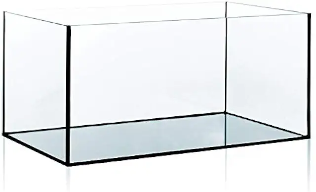 180 Liter Aquarium: Rechteckiges Glasbecken 80x35x40 cm, 112 Liter