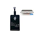 QINXI Wireless Fast Charger Receiver Module Clip Colorful Wireless Charging Receiver Patch Pad for...