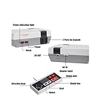 Retro Game Console, AV Classic Mini Video Game Consoles Built-in with 620 Games Dual Players Mode Console with 2 Controllers Handheld Games for Kids & Adults - Image 4