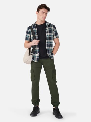 Image of Urban Legends Cargos for Men || Men's Cotton Regular Fit Cargo Joggers with 6 Pockets || Casual Pants || (UL-1R6)