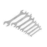 Neilsen CT4953 7-Piece Extra Thin Metric Spanner Set - 3mm Thickness - Chrome Plated & Mirror Polished - Ideal for Confined Spaces