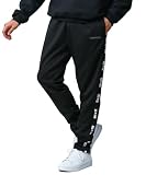 [Converse] [コンバース] ジャージ メンズ 下 サイド ロゴ テープ 吸汗速乾 トレーニング ブラック LL