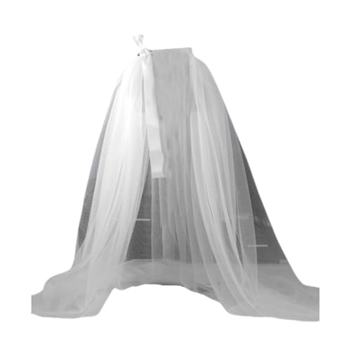 Women See Through Mesh Tulle Tutus Overlay Long Skirt Wedding Cocktail Prom Bandage Long Dress Detachable Overskirt