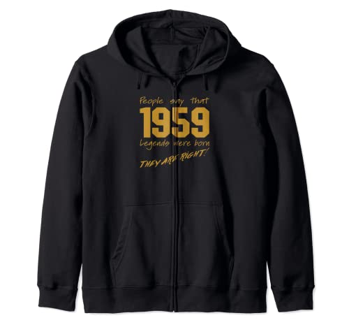 Nato 1959 Compleanno Outfit Vintage 1959 Celebrazione Felpa con Cappuccio