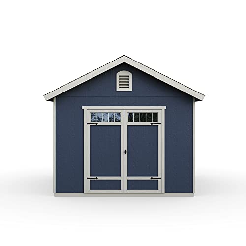Handy Home Products 19532-7 Beachwood 8X12 Do-It-Yourself Wooden Storage Shed Tan cover