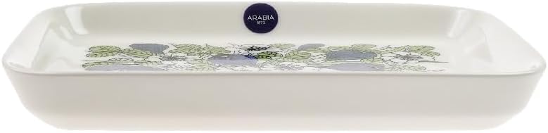Arabia (ARABIA) Crocus Plate, 5.9 x 7.5 inches (15 x 19 cm), Green