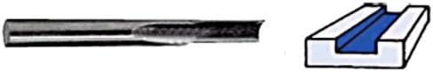 Whiteside Router Bits SA1700 O-Flute with Straight Bit with Solid Carbide 5/32-Inch Cutting Diameter and 1/2-Inch Cutting Length