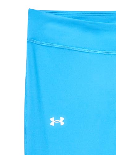 Under Armour Girls Motion Solid Crop Leggings, (452) Ether Blue / / White, X-Large2
