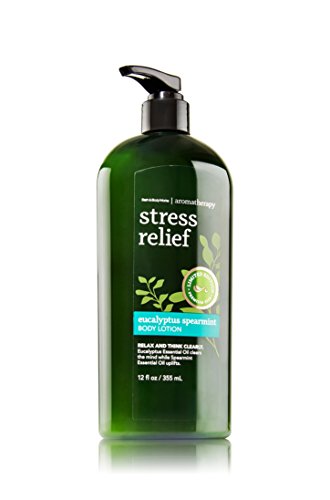 Bath Body Works Aromatherapy Stress Eucalyptus Spearmint Bonus Size Body Lotion, Limited Edition 12 Ounce