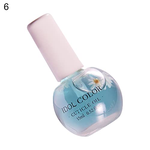 Grebest 15Ml Nail Oil Lightweight Effective Peach Flavor Cuticles Oil For Salon 6 #TOP1