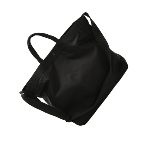 FRCOLOR Large Capacity Fitness Bag Multifunctional Sports Tote for Travel Gym Camping Outdoor Activities Durable Portable Luggage Bag Black