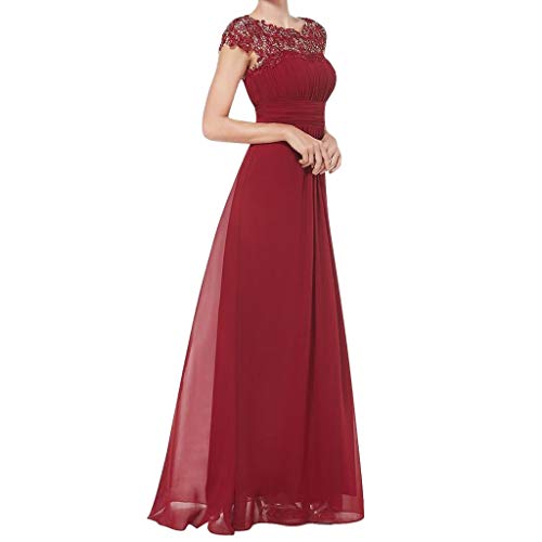 Dresses for Womens, FORUU Ladies Sales 2020 Winter Warm Under 10 Best Gift for Girlfriend Women's Floral Formal Lace Vintage Short Sleeve Slim Wedding Maxi Dress Dresses for Womens, FORUU Ladies Sales 2020 Winter Warm Under 10 Best Gift for Girlfriend Women's Floral Formal Lace Vintage Short Sleeve Slim Wedding Maxi Dress