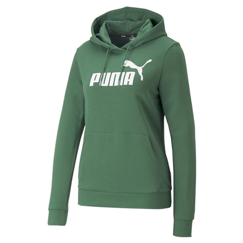 PUMA Damen Essentials Big Logo Hoodie LVine Green