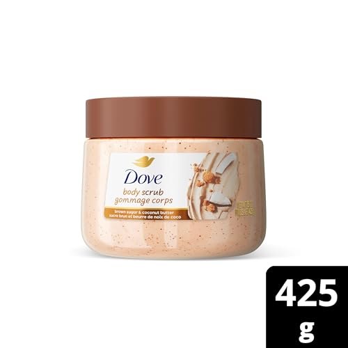 Dove pH Balanced Body Scrub, with Naturally-Derived and Sulfate-Free Cleansers, Brown Sugar & Coconut Butter, 425 g - Image 3