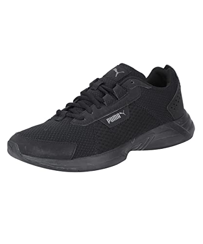 PUMA Unisex Space Runner Alt Road Running Shoe, Black Ultra Gray, 10 US Men