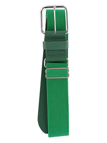 MadSportsStuff Performance Baseball Softball Belt (Adult Kelly Green)
