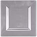 Clear Square Plate - 9.5