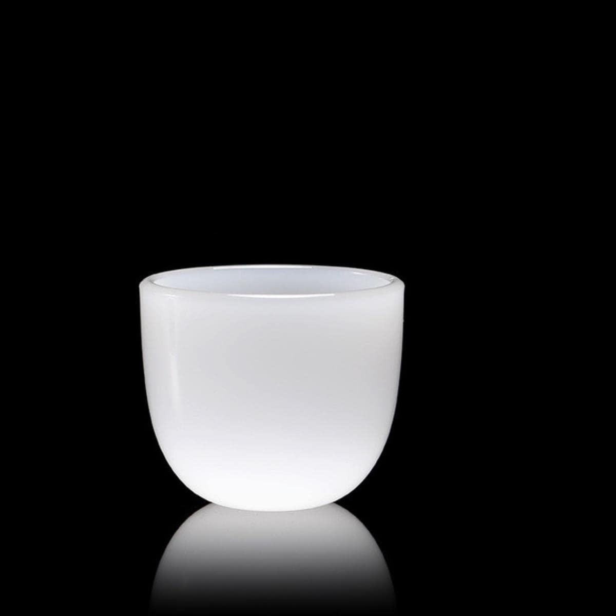 2 PCS New White porcellana sugna giada Tazza da tè Cinese in ceramica Master Teacup Personal Single Cup Drinkware-5.5x4.2cm 40ml