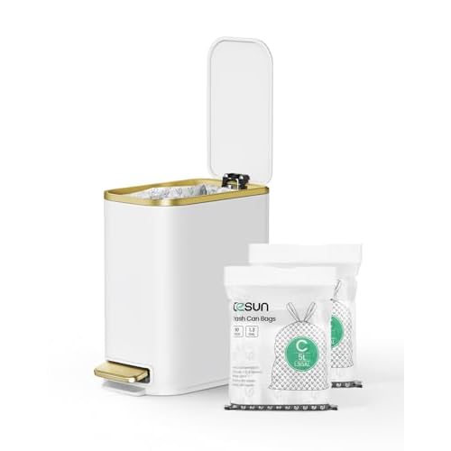 Cesun 1.3 Gal Trash Can with 90 Count Trash Can