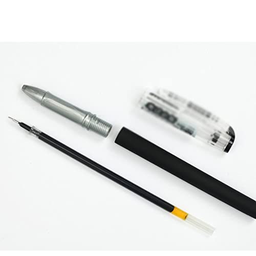 Bolígrafos de gel negro, punta fina 0.4mm, pack x12 miniatura 5
