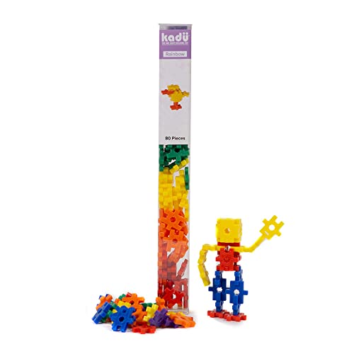 Incredibly Interconnectable Toys KADU Rainbow 80 Piece Set - STEM/STEAM