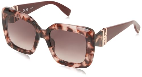 Furla, SUNGLASSES, SFU883-53-0XAP, BROWN FANTASY, Female