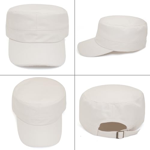 Image of Unisex Basic Cadet Army Caps Everyday Military Style Hat