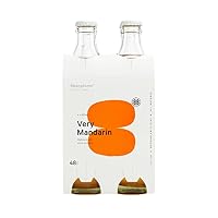 StrangeLove Very Mandarin 300 ml Glass Bottles 24 Pack, Low Calorie Soft Drink with Real Mandarin Extract