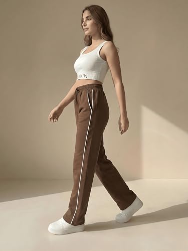 Image of BLINKIN Women's Ankle Length Relaxed Fit All Weather Soft Fabric Jogger | Track Pant for Woman (TRACK-339)