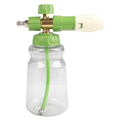 BlesConi Pistolet à mousse haute pression compatible avec les systèmes de lavage de voiture et de mousse, 1000 ml (petit)