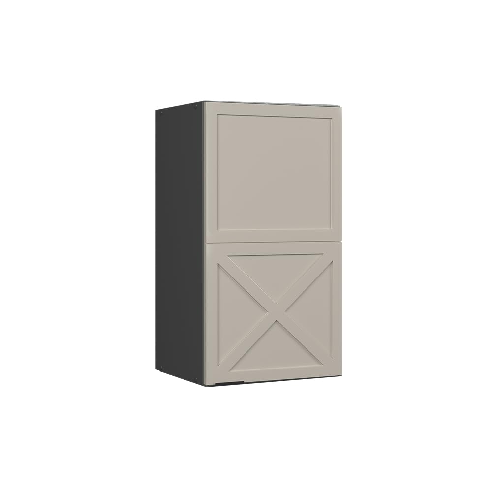 Vicco Wall cabinet Fame-Line, GrayBeige, 40 cm, for combination with other modules from the Fame-Line series