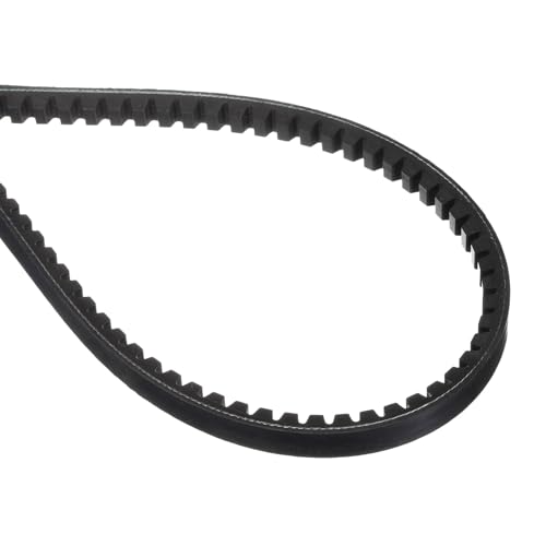 uxcell BX22 EPDM V-Belt, Raw Edge Cogged Industrial Rubber V Belt 0.67" Width x 22" Inside Circumference